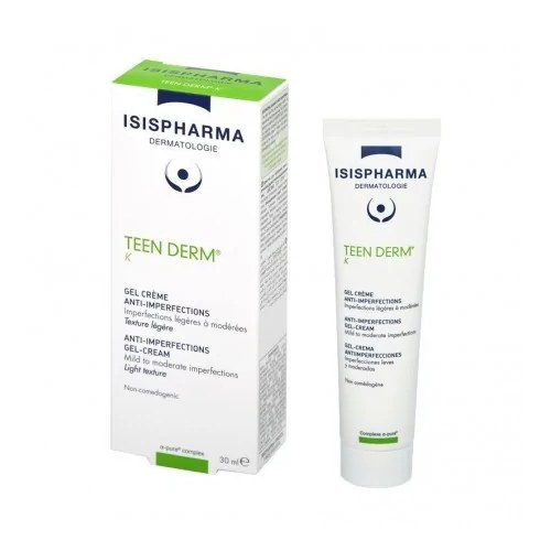 ISIS PHARMA TEEN DERM K GEL CRÈME ANTI IMPERFECTIONS 30ML