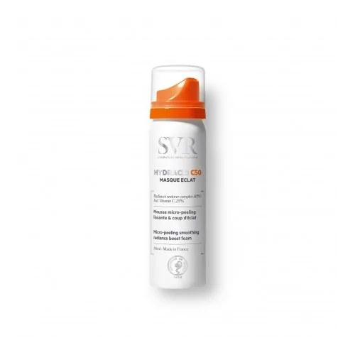 SVR HYDRACID C 50 MASQUE ÉCLAT 50 ML MOUSSE MICRO-PEELING LISSANTE & COUP D'ÉCLAT