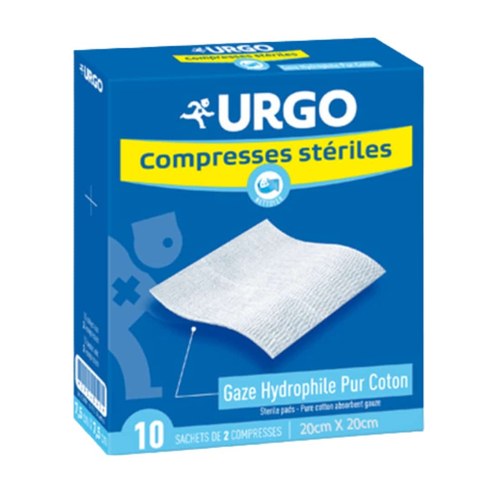 URGO COMPRESSES DE GAZE STÉRILES 30x30cm