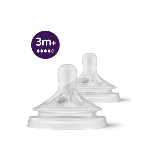 AVENT 2 Tétines Natural 3 mois et +