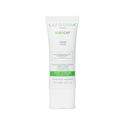 CAPIDERMA SEBIOCAP CRÈME VISAGE POUR PEAUX À TENDANCE ACNÉIQUE 40ML