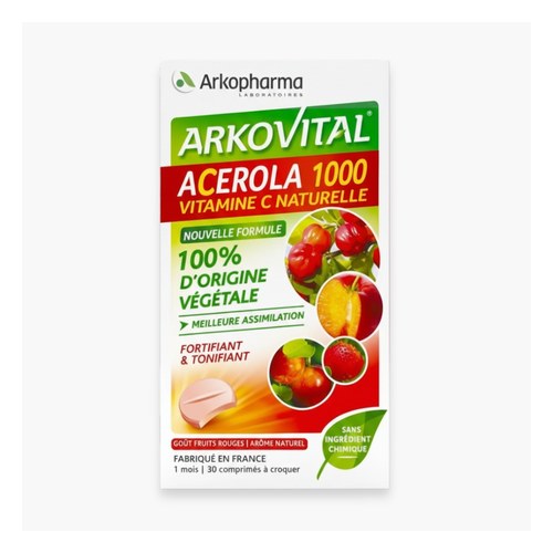 ARKOPHARMA VITAMINE C ACEROLA 1000 30 COMPRIMES