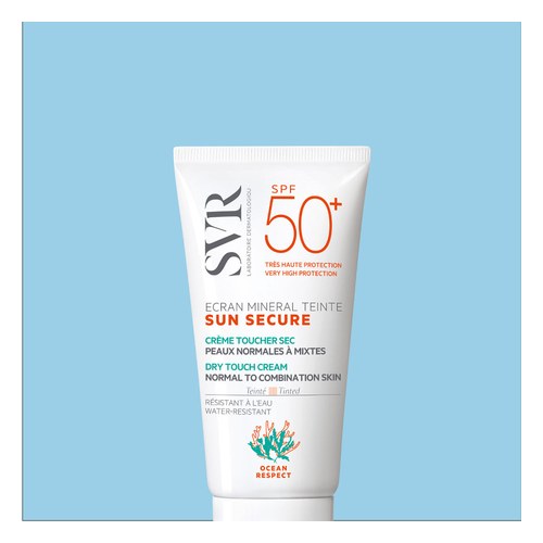 SVR 50+ SUN SECURE ÉCRAN MINÉRAL TEINTÉ 50ml Peaux Intolérantes normales a mixtes