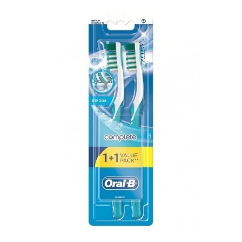 ORAL-B BROSSE A DENTS DEEP CLEAN COMPLÈTE MEDIUM LOT DE 2