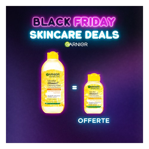 GARNIER SkinActive Solution Micellaire Nettoyante avec de la Vitamine C 100 ml