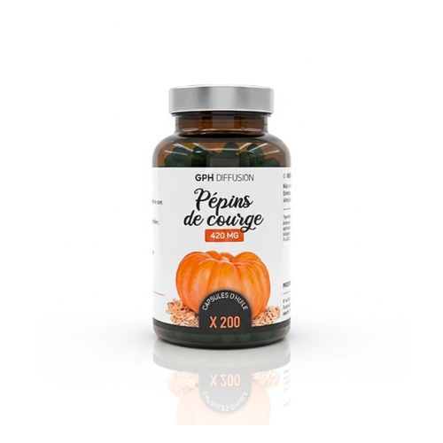 GPH DIFFUSION  PEPINS DE COURGE  200 capsules
