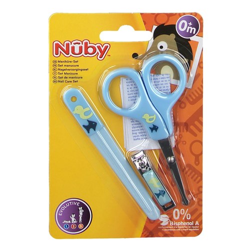 NUBY Pack Manucure: Coupe-ongle, Lime +0 mois - NV0701002